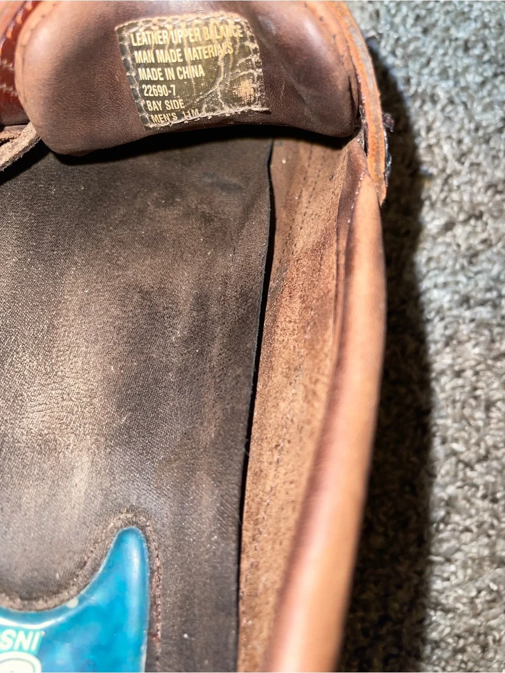 Men's Brown Leather Boat Shoes